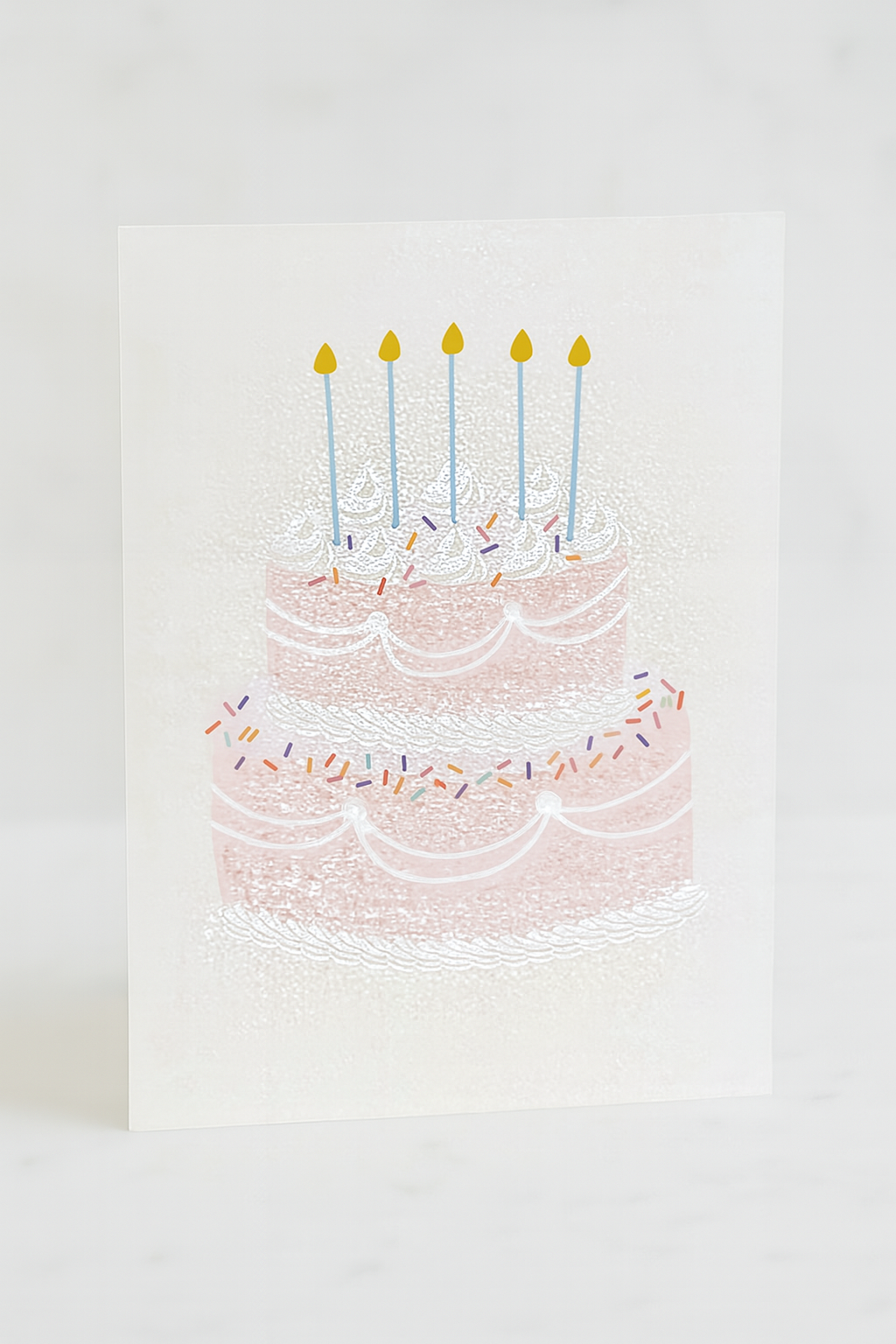 🎂 Pink Cake Card