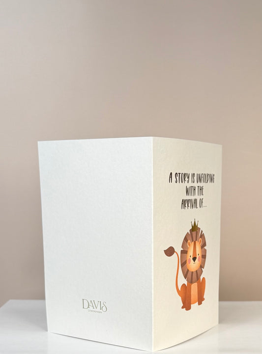 Baby Lion of Judah Birthday Card