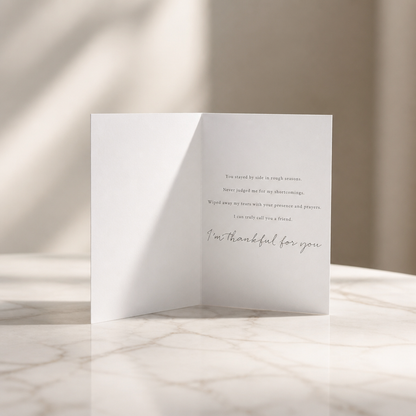 Faithful & Loyal Friend Christian greeting card by Davis Stationery – photo 2 of 4