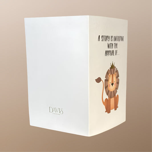 Baby Lion of Judah Birthday Card